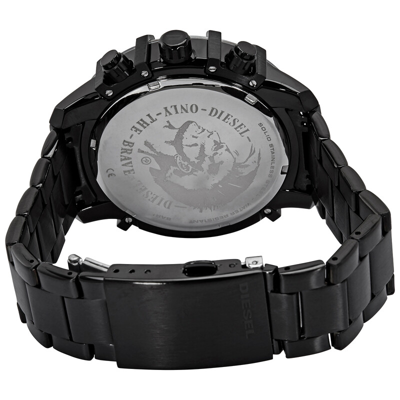 Diesel Griffed Lefty Chronograph Quartz Black Dial Men's Watch