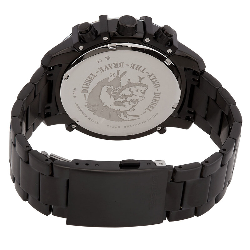 Diesel Griffed Lefty Chronograph Quartz Black Dial Men's Watch