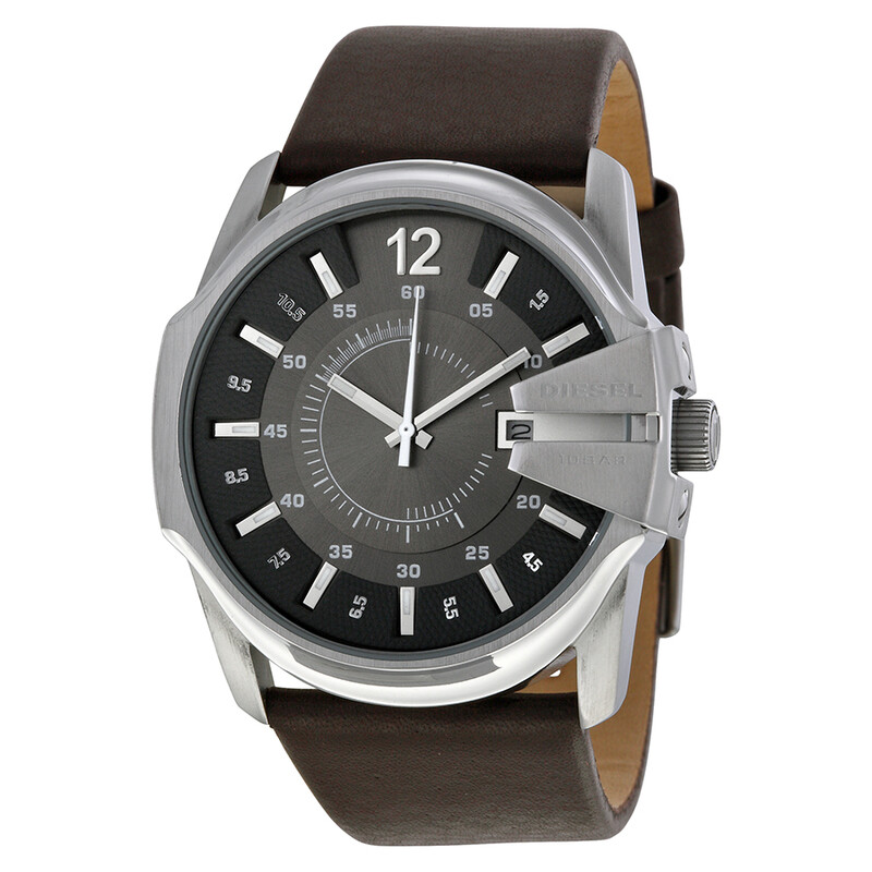 Diesel Grey Dial Men's Analog Watch DZ1206 698615038220 - Watches