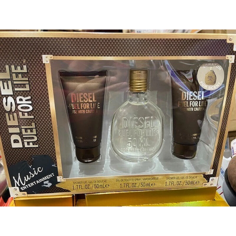 DIESEL FUEL FOR LIFE 75ML ケース付き Diesel Men's Fuel For Life Men Gift Set Fragrances 608940582299