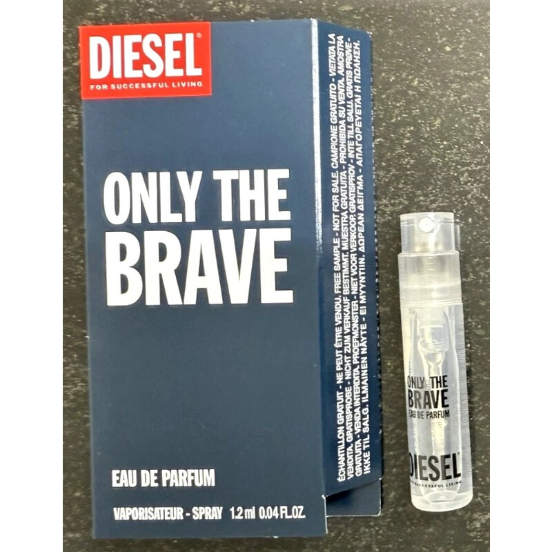 Diesel Men's Only The Brave Eau de Parfum EDP Spray 0.04 oz Fragrances 3614274143676