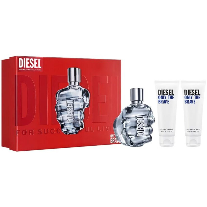 Diesel Men's Only the Brave Gift Set Fragrances 3614274319897