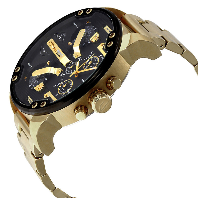 Diesel Mr. Daddy 2.0 Black Dial Quartz Men's Watch DZ7333