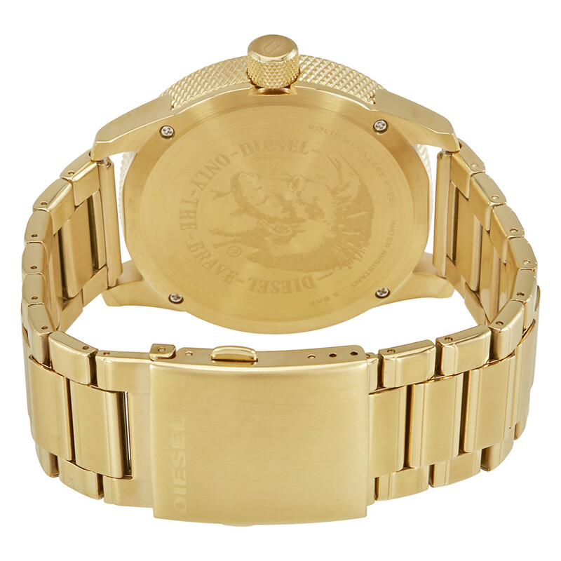 Diesel Rasp Gold Dial Men