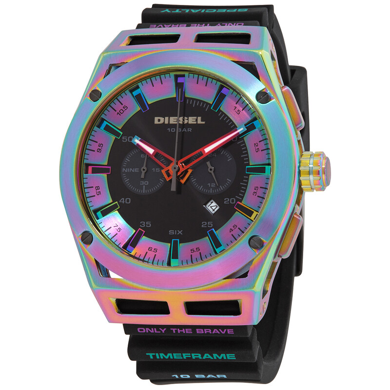 Diesel Timeframe Chronograph Quartz Black Dial Men