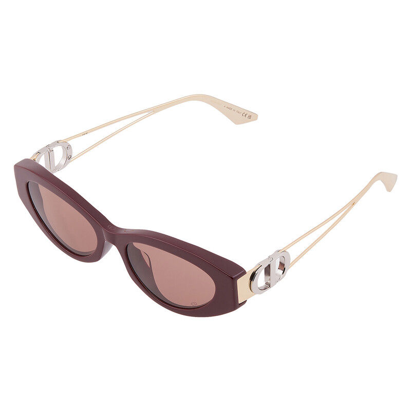 Dior 30MONTAIGNE B6F Bordeaux Cat Eye Ladies Sunglasses CD40186F