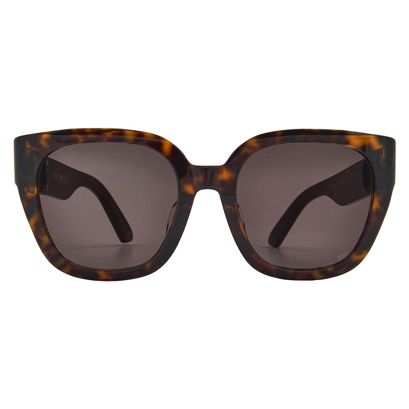Dior 30MONTAIGNE S10F Smoke Mirror Square Ladies Sunglasses