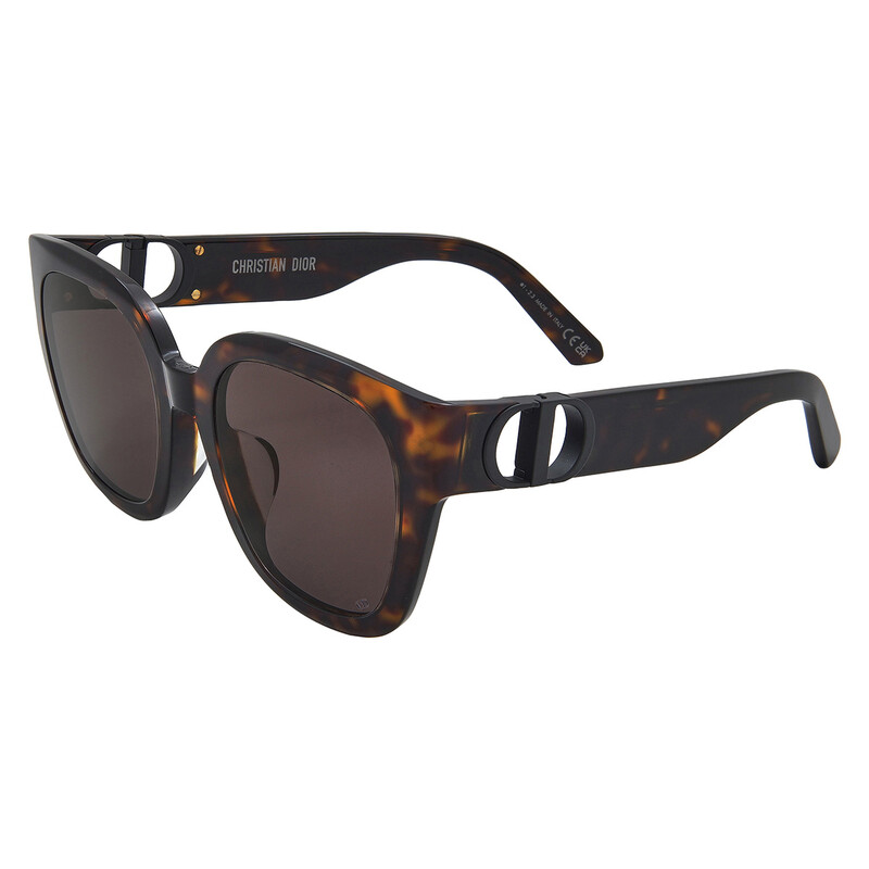 Dior 30MONTAIGNE S10F Smoke Mirror Square Ladies Sunglasses