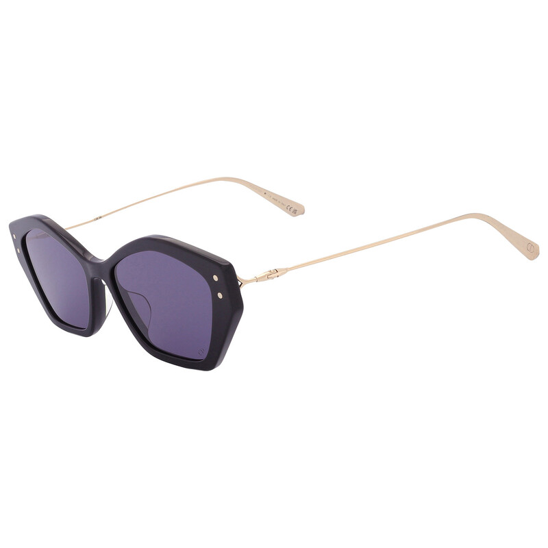 Dior MISSDIOR S1U Blue Geometric Ladies Sunglasses CD40107U 01V 56