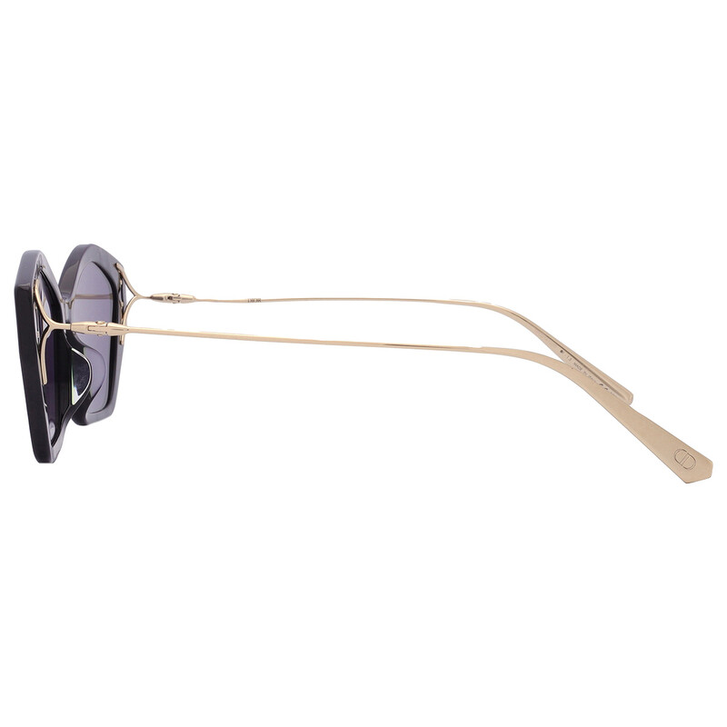 Dior MISSDIOR S1U Blue Geometric Ladies Sunglasses CD40107U 01V 56