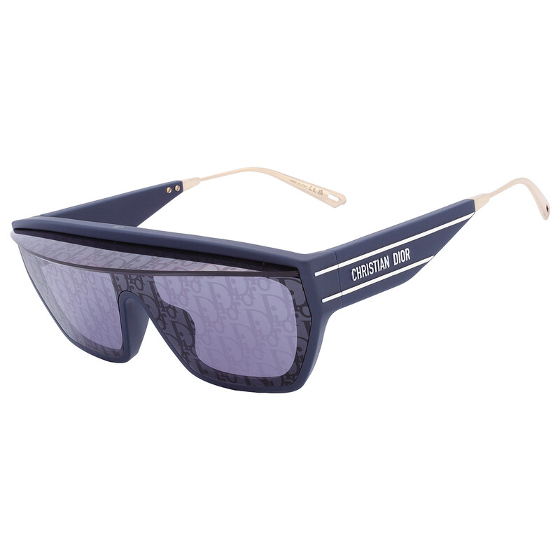 Dior DIORCLUB M7U Blue Logo Shield Sunglasses CD40152U 91X141