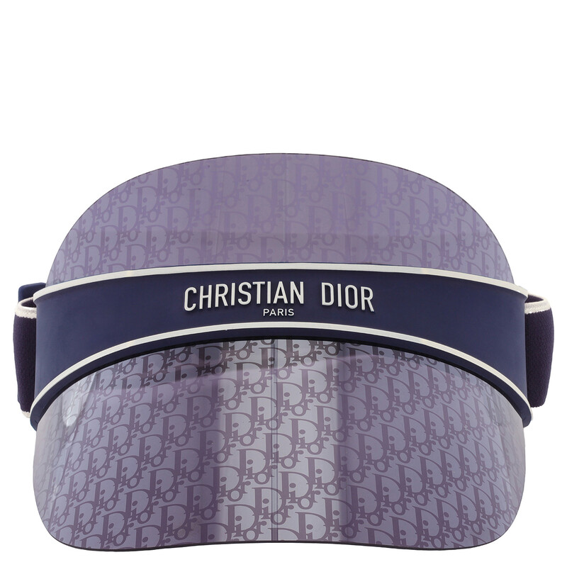 Dior DIORCLUB V1U Blue Logo Visor Ladies Sunglasses CD40041U V1U