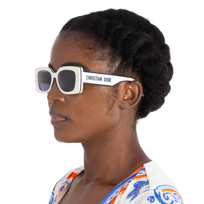 Dior DIORPACIFIC S1U Blue Rectangular Ladies Sunglasses CD40098U