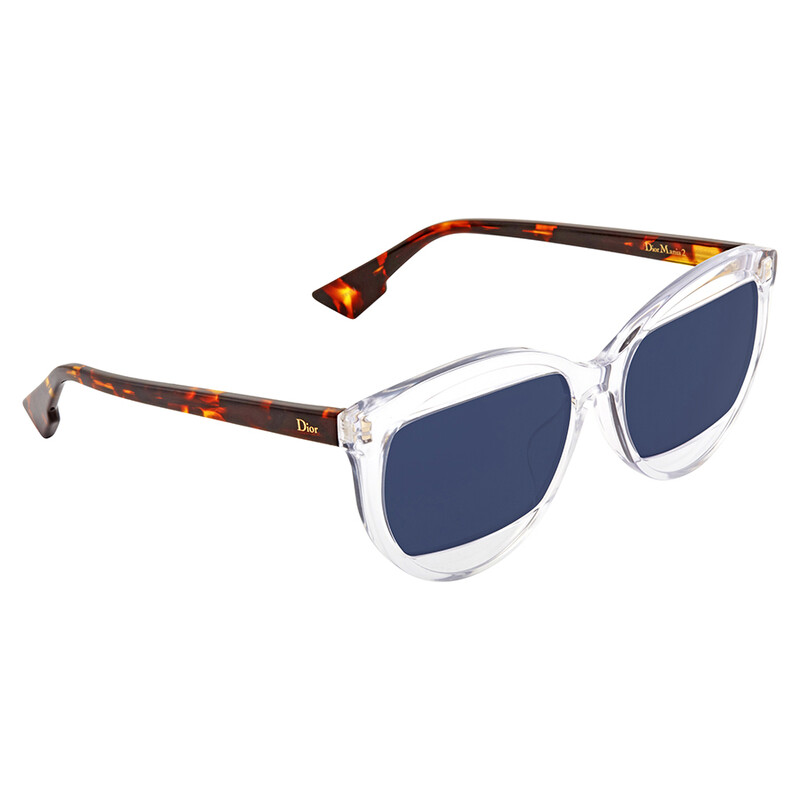 Dior Blue Round Sunglasses DIOR MANIA 2/S 0T6V 762753699176