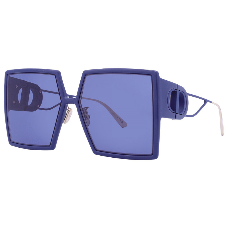 Dior 30MONTAIGNE SU Blue Square Ladies Sunglasses CD40030U 30B0 58