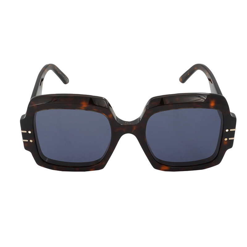 Dior Blue Square Ladies Sunglasses DIORSIGNATURE S1U 20B0 55