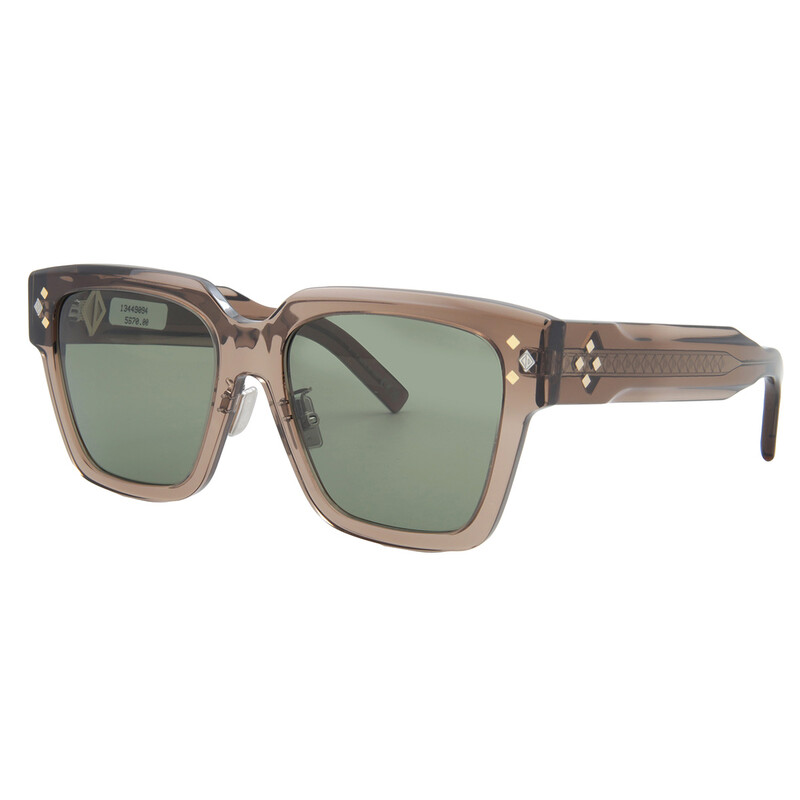 Dior CD DIAMOND S3F Brown Square Men's Sunglasses DM40084F 45E 55