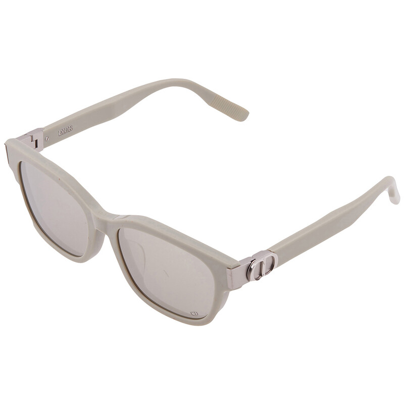 Dior CD ICON S1F Smoke Mirror Square Men's Sunglasses DM40122F 57C