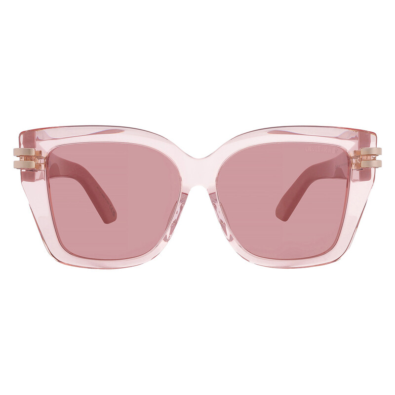 Dior CDIOR S1F Violet Square Ladies Sunglasses CD40149F 74Y 56