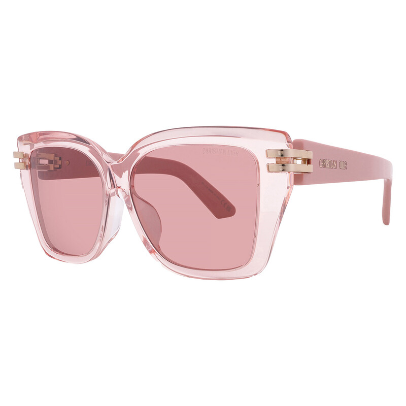 Dior CDIOR S1F Violet Square Ladies Sunglasses CD40149F 74Y 56