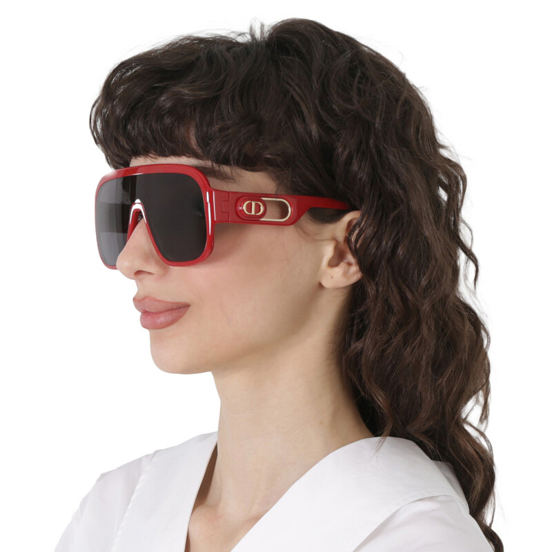 Dior DIORBOBBYSPORT M1U Dark Grey Shield Ladies Sunglasses