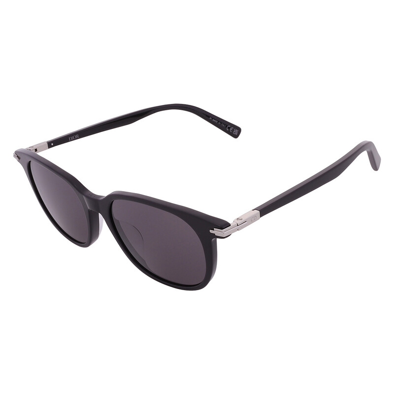 Dior DIORBLACKSUIT S12F Smoke Square Men's Sunglasses DM40125F 01A