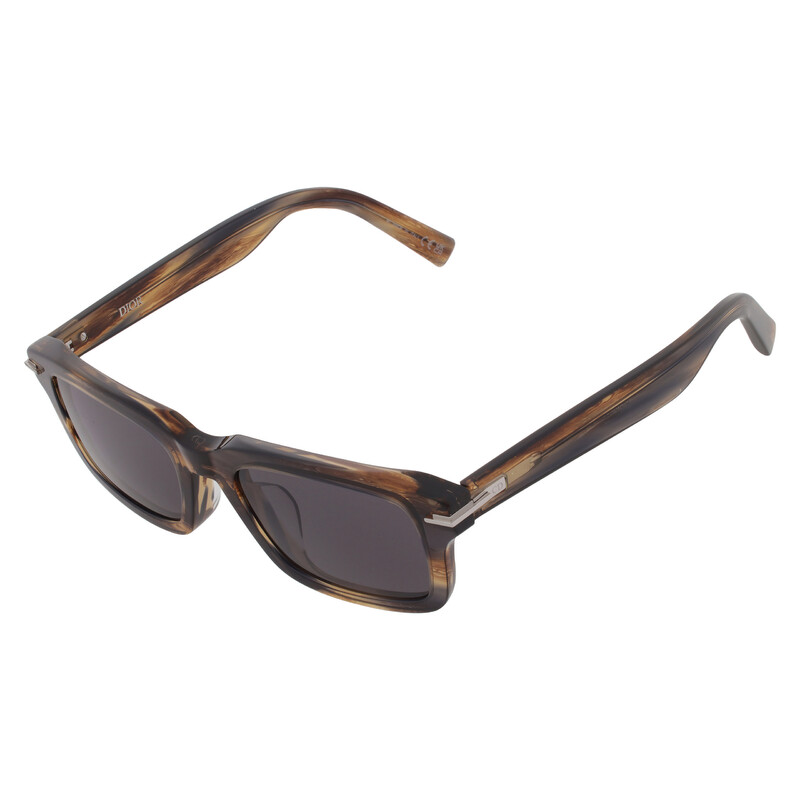 Dior DIORBLACKSUIT S16F Smoke Square Men's Sunglasses DM40169F 62A