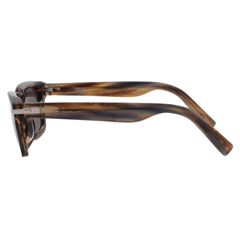 Dior DIORBLACKSUIT S16F Smoke Square Men's Sunglasses DM40169F 62A