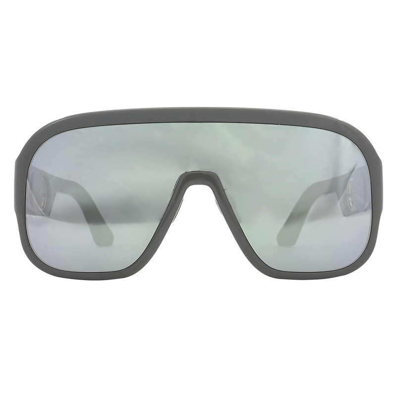 Dior DIORBOBBYSPORT M1U Silver Mirror Shield Ladies Sunglasses