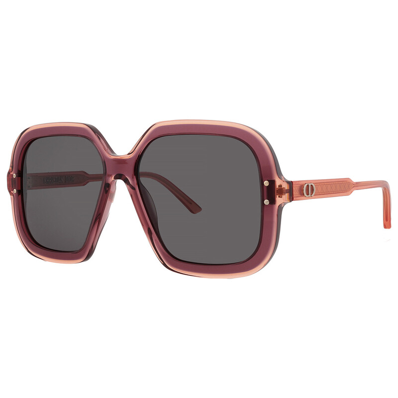 Dior DIORHIGHLIGHT S1I Smoke Square Ladies Sunglasses CD40123I 71A