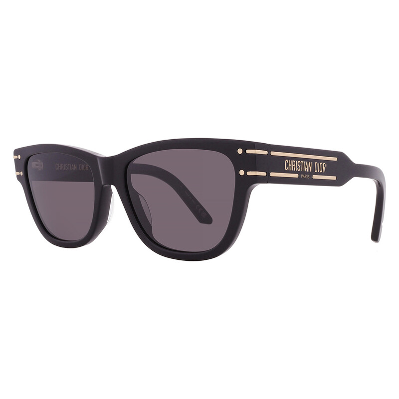 Dior DIORSIGNATURE S6U Smoke Square Ladies Sunglasses CD40145U 01A