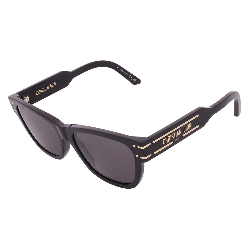 Dior DIORSIGNATURE S6U Smoke Square Ladies Sunglasses CD40145U 01A