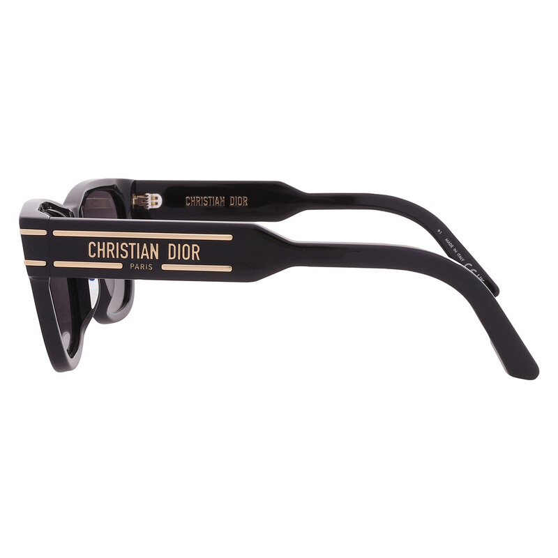 Dior DIORSIGNATURE S6U Smoke Square Ladies Sunglasses CD40145U 01A
