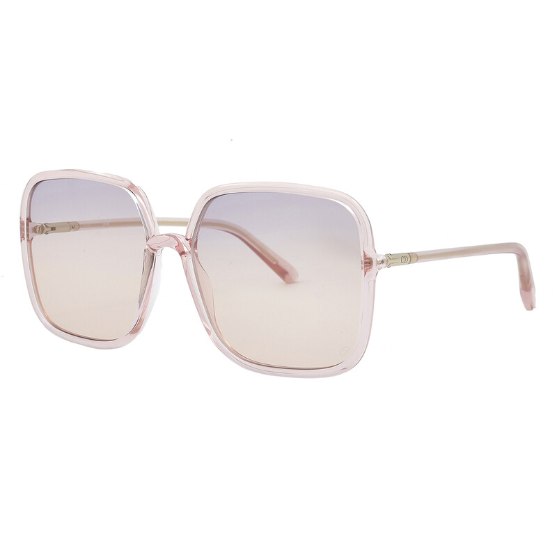 Dior Pink Gradient Square Sunglasses Dior HighLight S1I Square Sunglasses in Havana Pink  main image 2