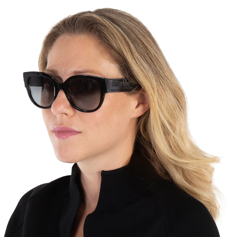 Dior WILDIOR BU Gradient Smoke Cat Eye Ladies Sunglasses CD40021U