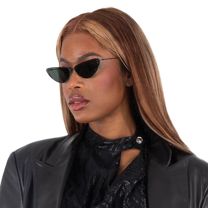 Dior MISSDIOR B1U Green Cat Eye Ladies Sunglasses CD40094U 08N 63
