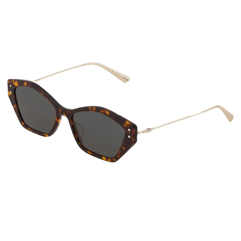 Dior Green Geometric Ladies Sunglasses MISSDIOR S1U CD40107U 52N