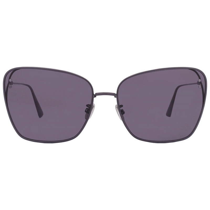 Dior MISSDIOR B2U Grey Butterfly Ladies Sunglasses CD40095U 08A 63