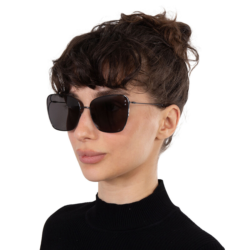 Dior MISSDIOR B2U Grey Butterfly Ladies Sunglasses CD40095U 08A 63