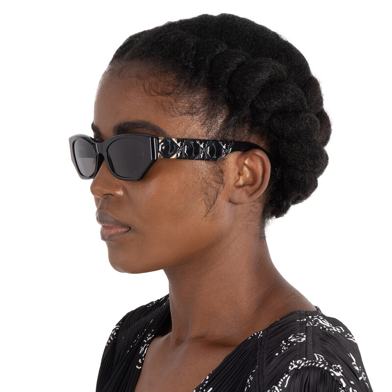 Dior LADY 95.22 B1I Grey Cat Eye Ladies Sunglasses CD40147I 01A 53