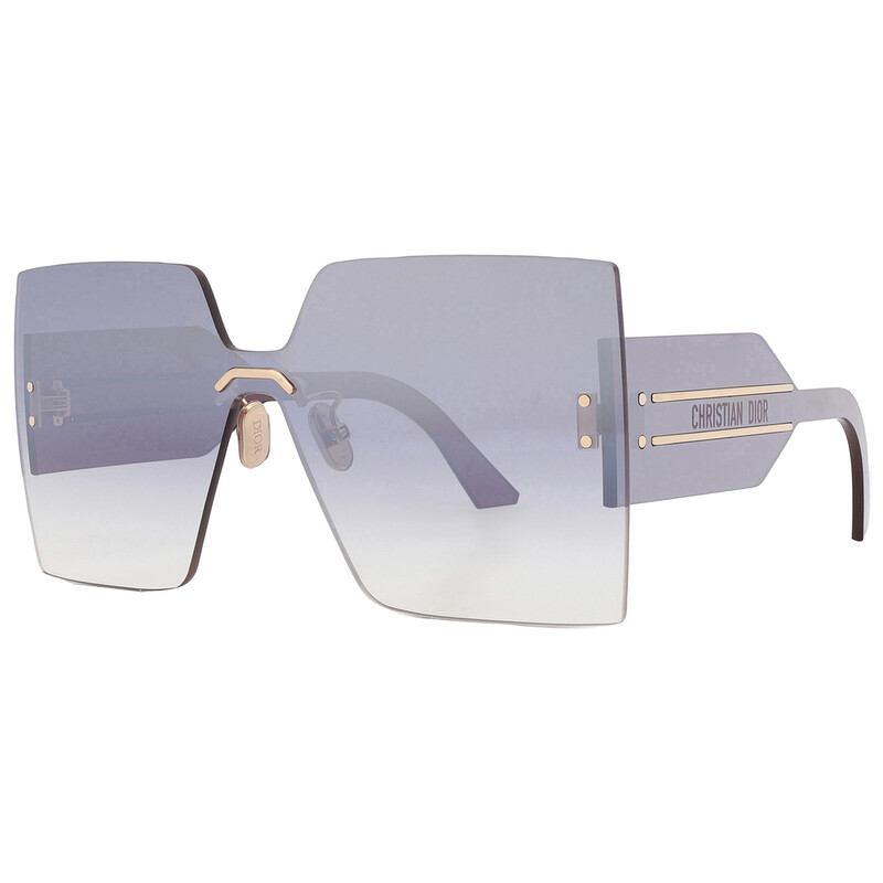 Dior DIORCLUB M5U Grey Gradient Mirror Shield Ladies Sunglasses