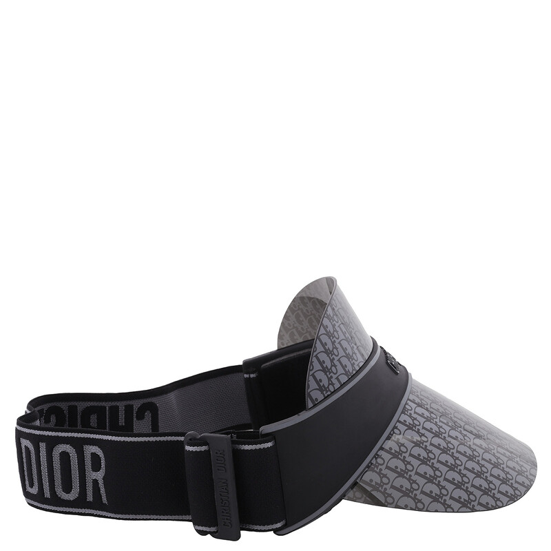 NEW DIOR Visor Sunglasses Grey DiorClub V1U 100% Auth Gradient Sunshield Dior DIORCLUB V1U Grey Logo Visor Ladies Sunglasses CD40041U  main image 4