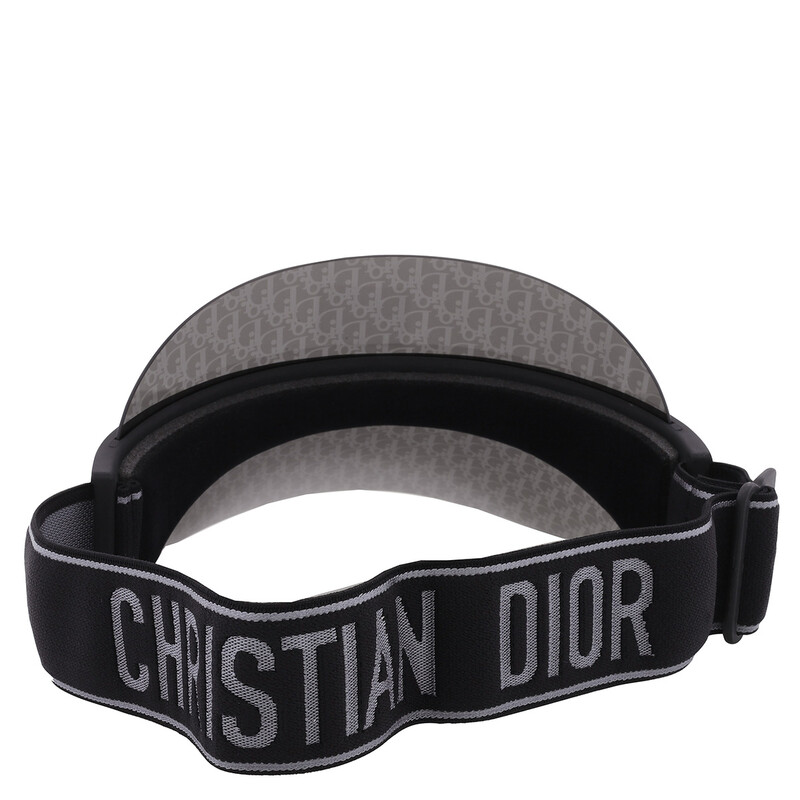 Dior DIORCLUB V1U Grey Logo Visor Ladies Sunglasses CD40041U 05C