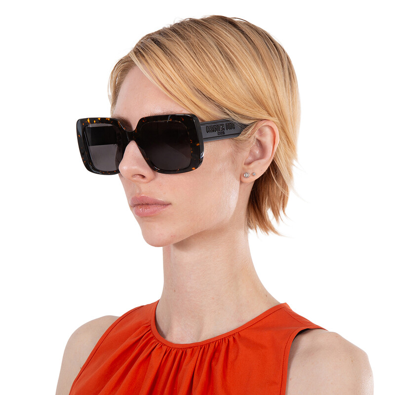 Dior Grey Square Ladies Sunglasses WILDIOR S3U CD40033U 29A0 55