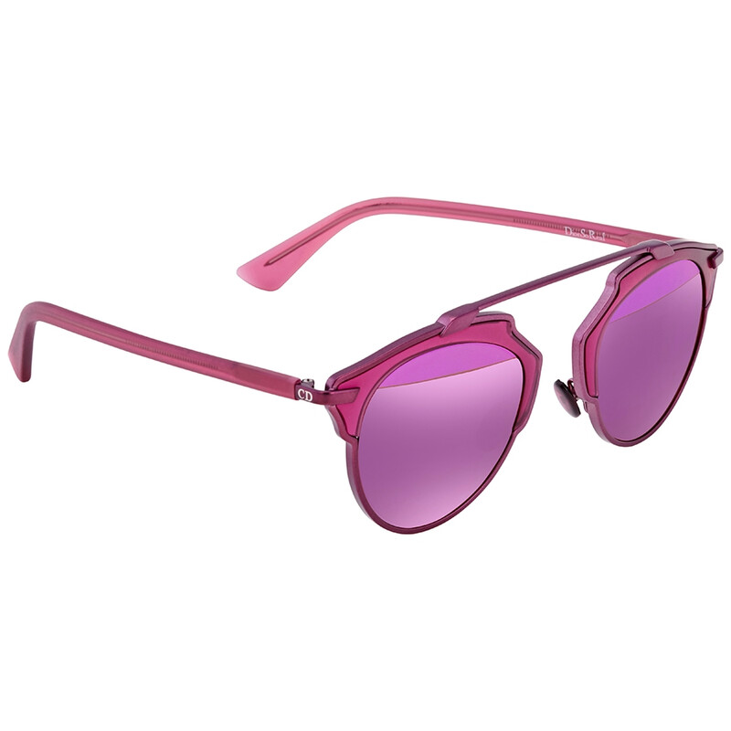 Dior Grey Violet Pilot Ladies Sunglasses DIORSOREAL RMT/LZ  display picture 1