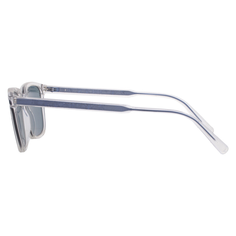 Dior INDIOR S1I Blue Mirror Square Men's Sunglasses DM40104I 26X