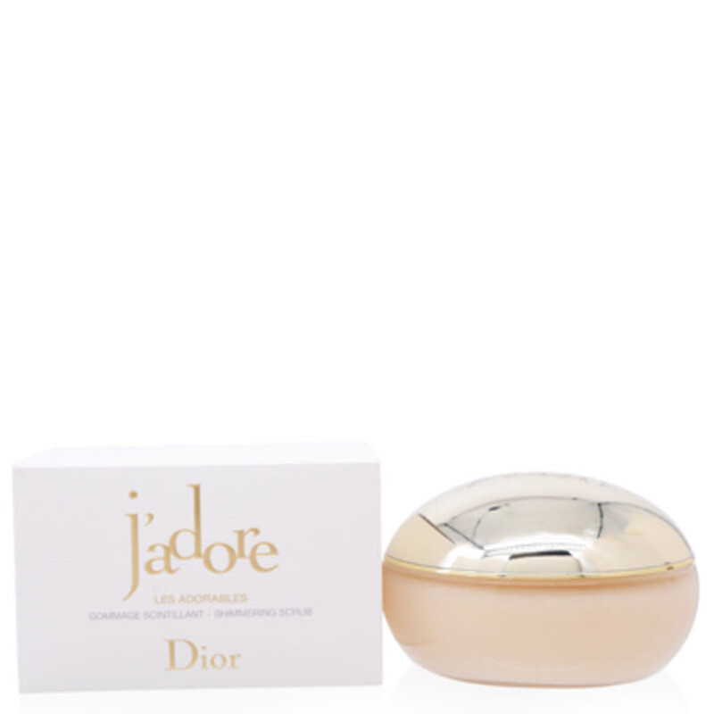 Dior Ladies J'Adore Les Adorables Shimmering Body Scrub Jar 5 oz