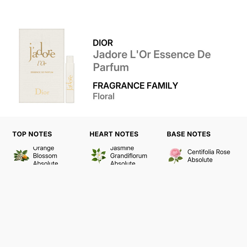 Dior Ladies J'Adore L'Or Essence EDP Spray 0.04 oz Fragrances
