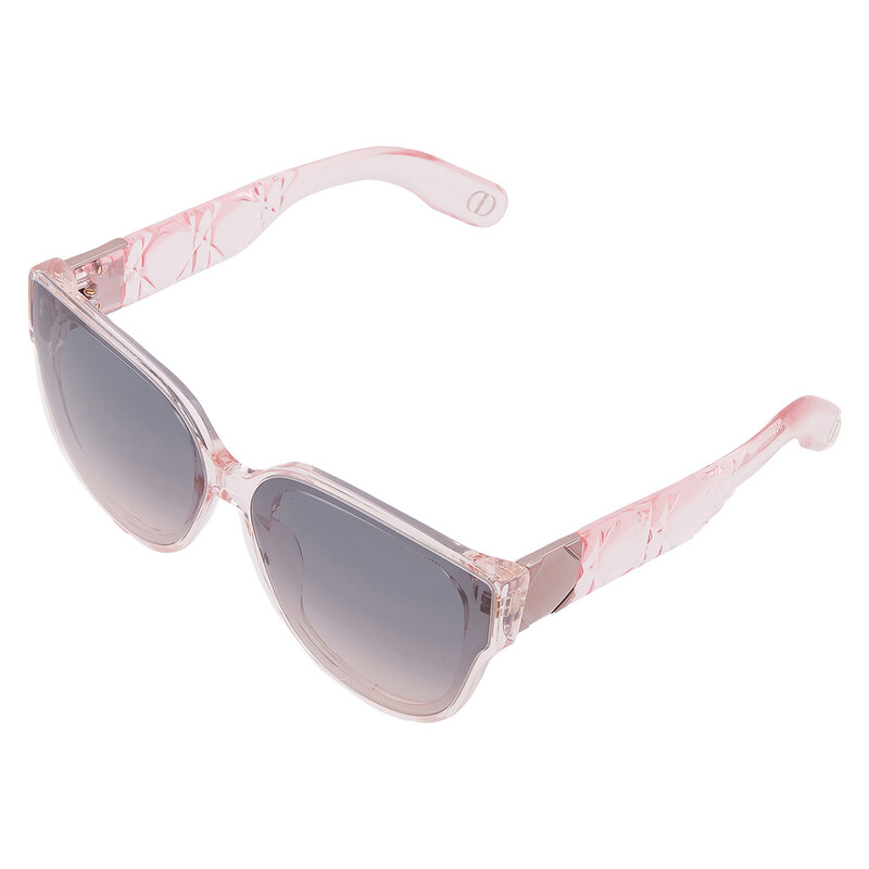 Dior LADY 95.22 R3I Gradient Smoke Butterfly Ladies Sunglasses