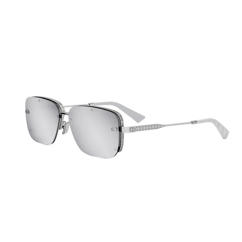 Dior NEODIOR S4U Smoke Mirror Square Men's Sunglasses DM40132U 16C